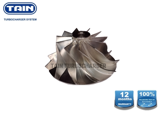 11 bıçaklı Upgarde Kütük Kompresör Tekerlekleri TD025 44 / 48.2mm 31.95mm Opel Corsa Astra1.7 için